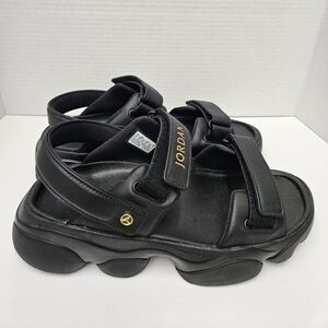 Jordan Black Sandals